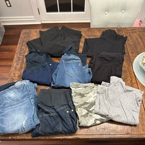 Maternity pants lot. Size 27, 28, and medium